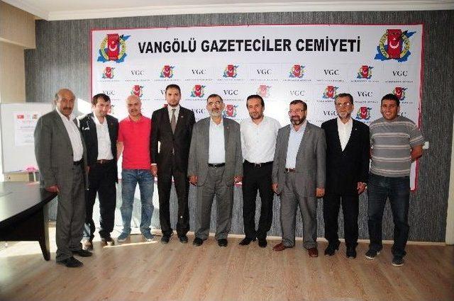 Saadet Partisi Van İl Başkanlığı Yönetimi Vgc’yi Ziyaret Etti