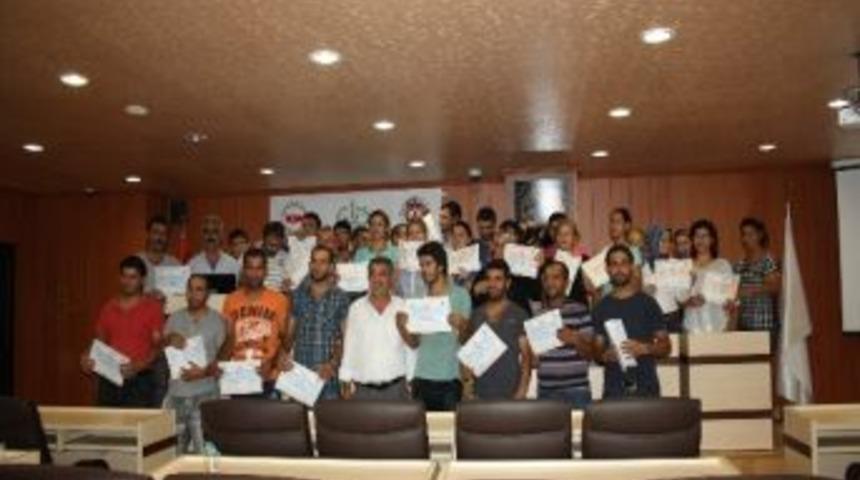 Ceyhan&rsquo;da &ldquo;aş&ccedil;ılık Ve İnşaat İşleri&rdquo; Kursu Tamamlandı