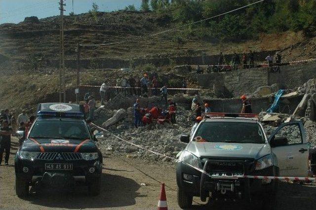 Muş’ta Enkaz Altı Arama Kurtarma Tatbikatı