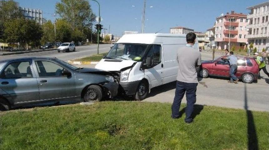 Tekirdağ'da Zincirleme Kaza