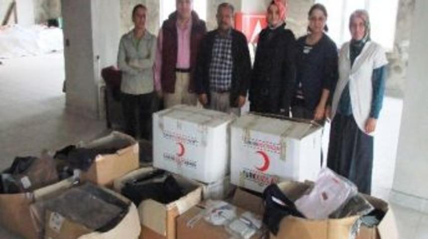 T&uuml;rk Kızılayı Bafra Şubesi&rsquo;nden Yardım