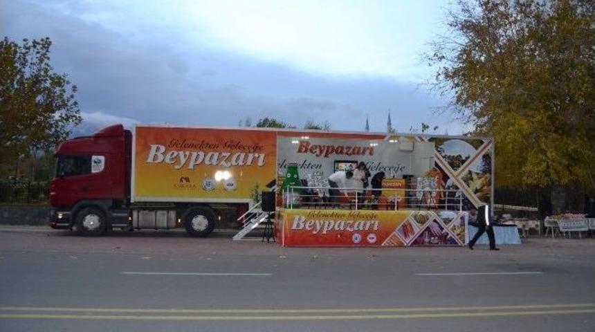Beypazarı Tanıtım Tır'ı Yeni G&uuml;zergahına &Ccedil;ıkıyor