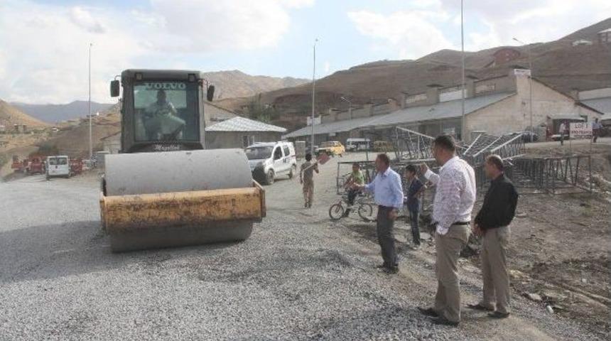 K&uuml;&ccedil;&uuml;k Sanayi Sitesinin Yolu Asfaltlandı