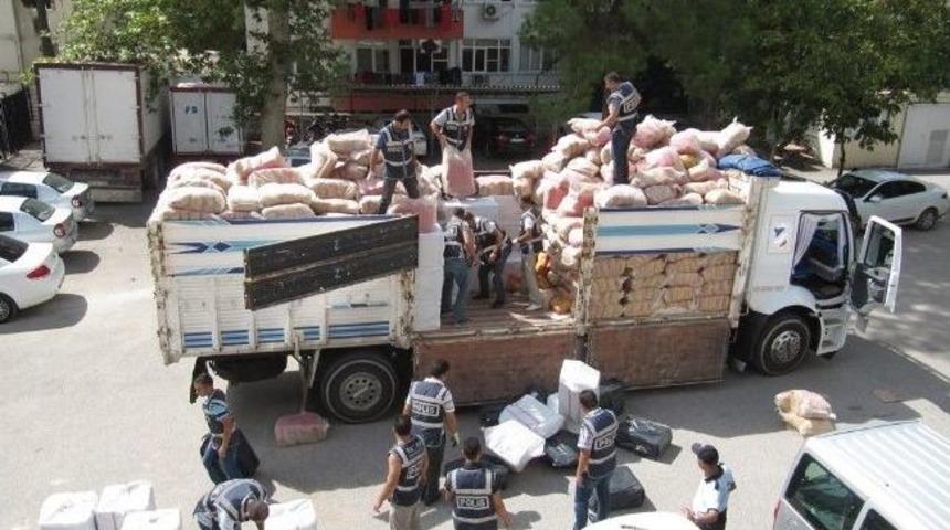 Osmaniye'de 1,5 Milyonluk Ka&ccedil;ak Sigara Operasyonu