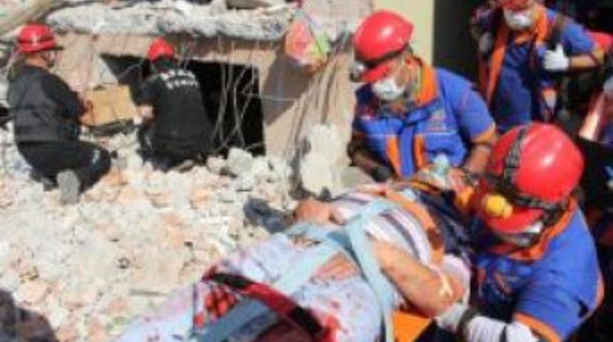 Osmancık'ta ger&ccedil;ek gibi tatbikat