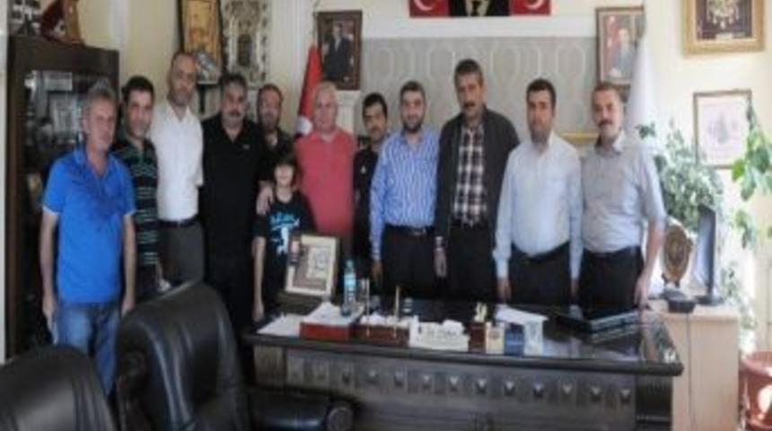 Askon&rsquo;dan Darende Belediye Başkanı &Ouml;zkan&rsquo;a Ziyaret