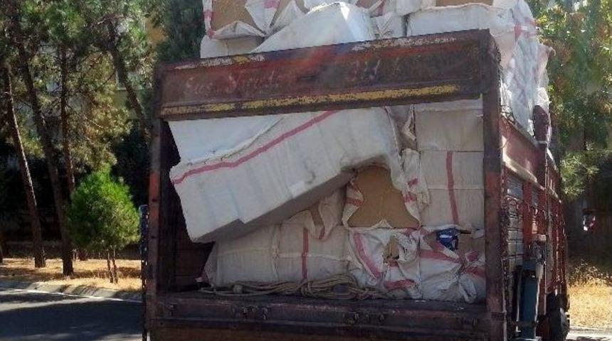 Gaziantep'te 5 Milyon Adet Ka&ccedil;ak Sigara Filtresi Ele Ge&ccedil;irildi