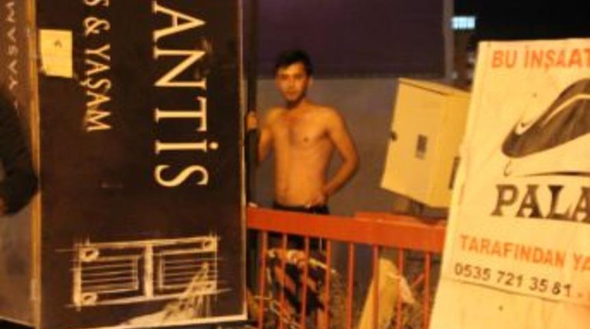 Bunalıma giren asker intihar etmeye kalktı