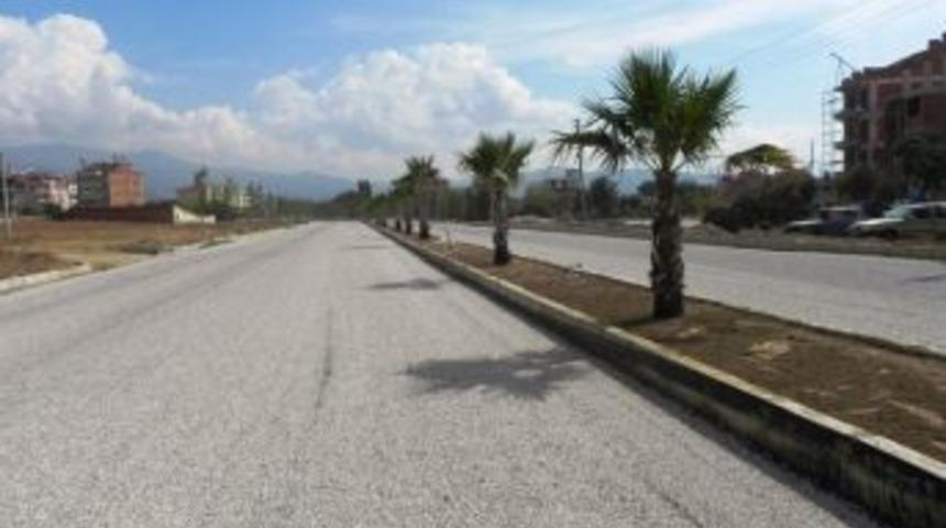 &Ouml;demiş'te Alternatif Yolun Asfaltı Tamam