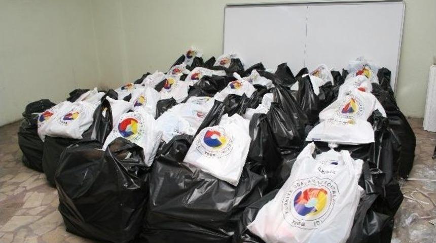 Bin 200&rsquo;&uuml; Aşkın &Ouml;ğrenciye Tobb Destekli Kırtasiye Yardımı