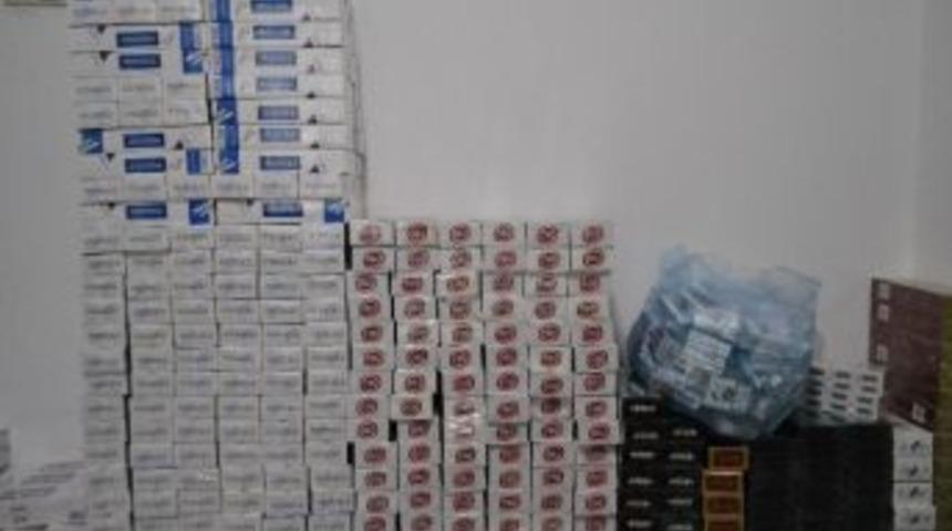 5 Bin 730 Paket Ka&ccedil;ak Sigara Ele Ge&ccedil;irildi