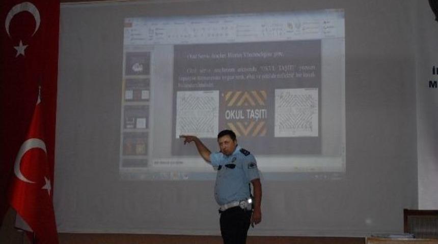 Okul Servisi S&uuml;r&uuml;c&uuml;lerine Eğitim