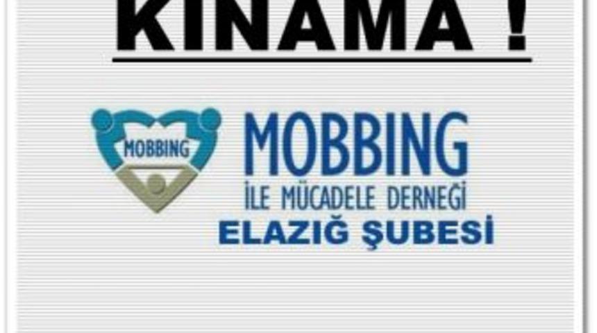 Mobbing derneğinden kınama