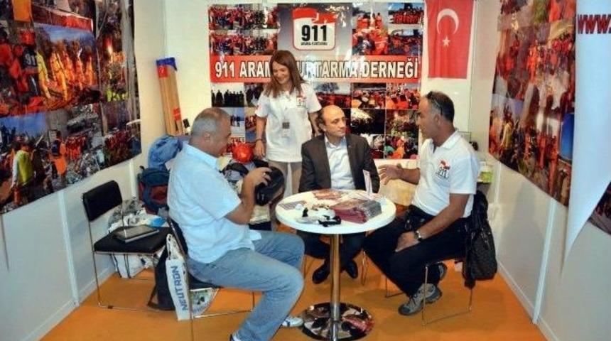 911 Arama Kurtarma Derneği Isaf Fuarı'na Katıldı