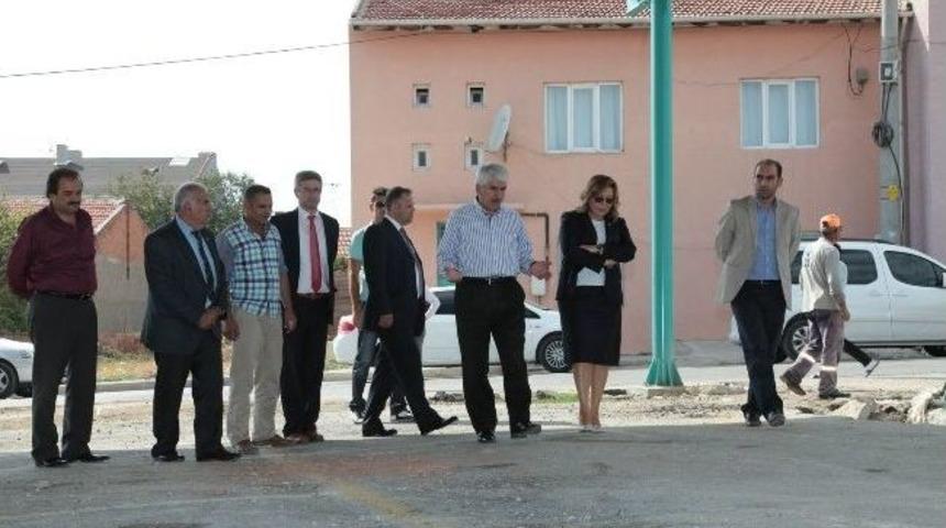 Can Ve Sakallı G&uuml;ndoğdu Kapalı Pazar Yerini İnceledi