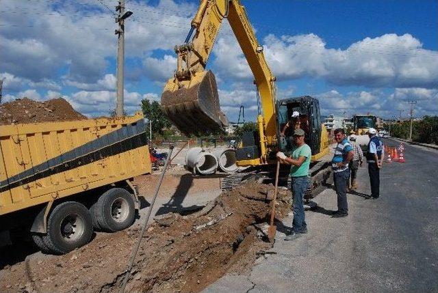 Bayramiç’te Altyapı Çalışmaları Aralıksız Sürüyor