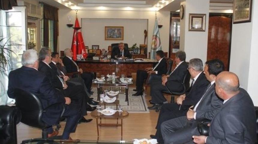 Kırklareli Esnaf Ve Sanatk&acirc;rlar Odası Birliği&rsquo;nden Başkan &Ccedil;ağlayan&rsquo;a Ziyaret