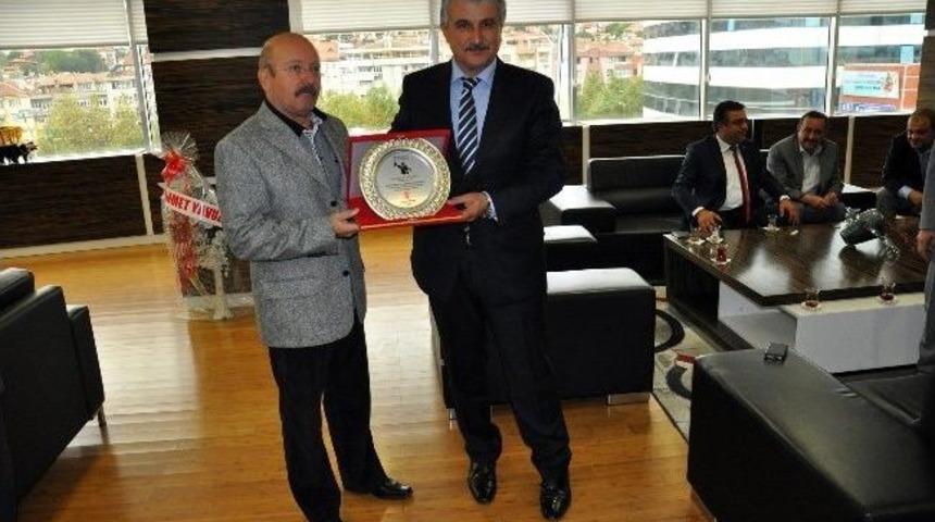 Kesob Heyetinden Başkan Top&ccedil;uoğlu&rsquo;na Ziyaret