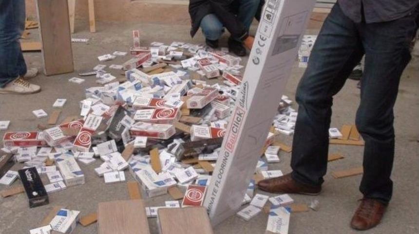 30 Bin Paket Ka&ccedil;ak Sigara Ele Ge&ccedil;irildi
