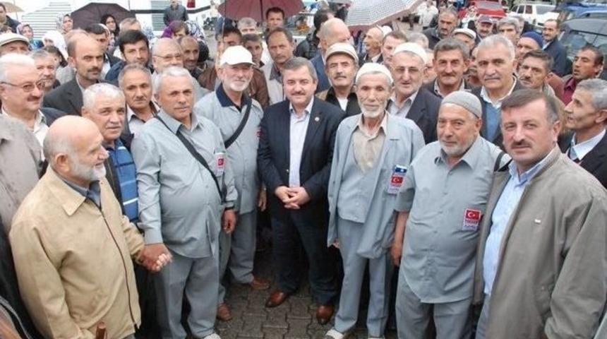 Başkan Anlayan, Hacı Adaylarını Uğurladı