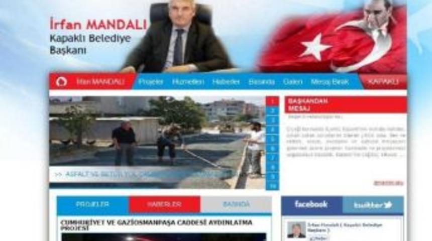 Başkan Mandalı Kendine İnternet Sitesi A&ccedil;tı
