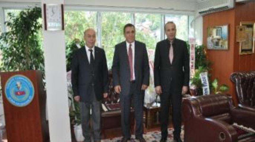 Soma'da Sendikacılardan Kaymakam At&ccedil;ı'ya Ziyaret