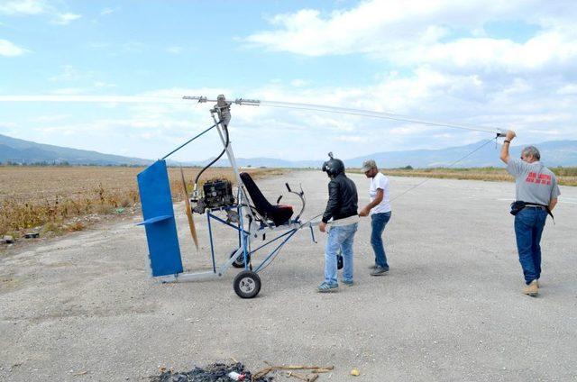 Parçaları Birleştirip Hava Aracı Yaptı, Uçmayı Başardı 1