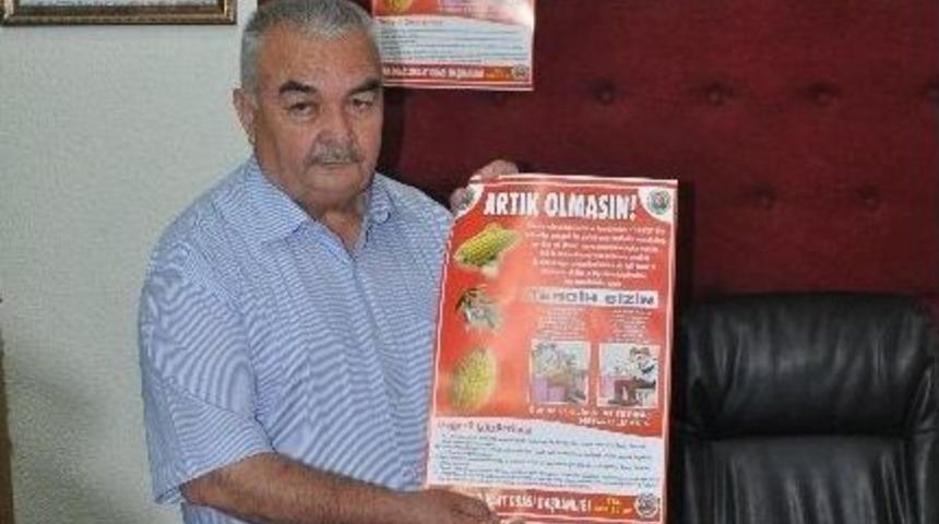 Kırkağa&ccedil;'ta &Uuml;reticiye Dolandırıcılara Karşı Afişli Uyarı