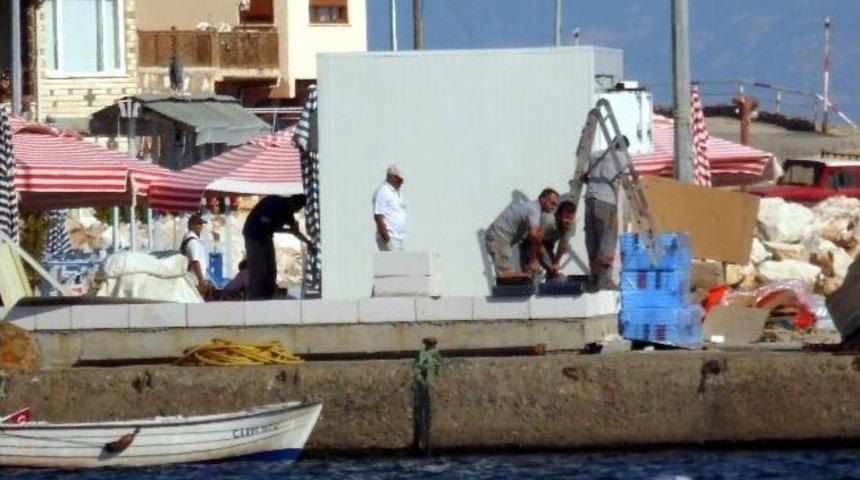 M&uuml;h&uuml;rlenen İnşaatın Devam Etmesine Tepki