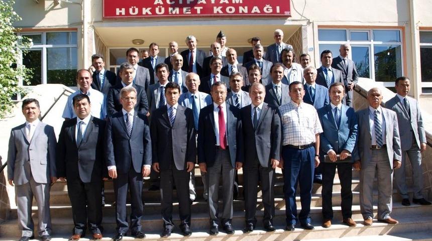 Denizli Valisi Demir Acıpayam'da Incelemelerde Bulundu