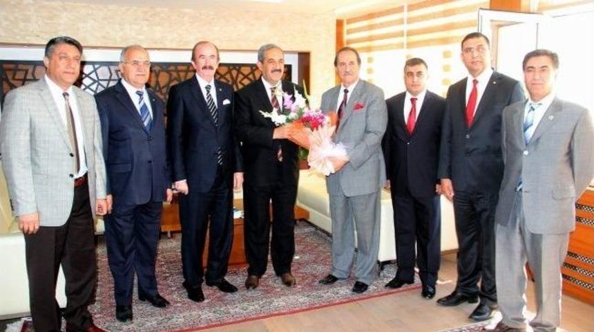 Sesob Başkanı Beşir K&ouml;ksal&rsquo;dan, Başkan &Uuml;rg&uuml;p&rsquo;e Ziyaret
