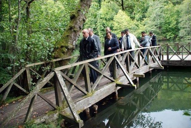 Bolu Valisi Yedigöllerde İnceleme Yaptı