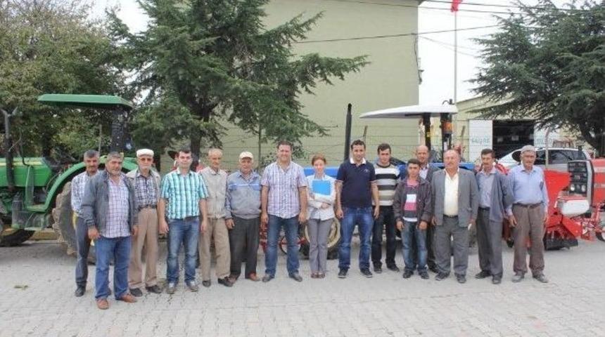 31 &Ccedil;ift&ccedil;iye Makine Ekipmanları Dağıtıldı