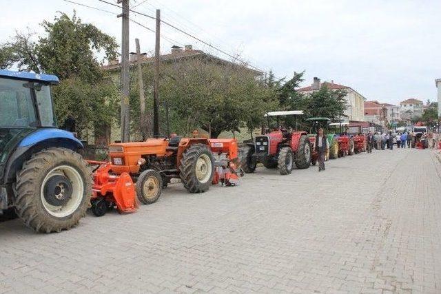 31 Çiftçiye Makine Ekipmanları Dağıtıldı