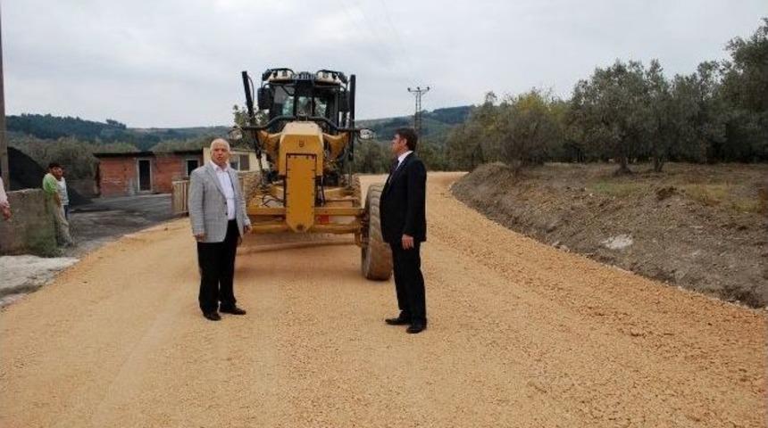 Işıklı K&ouml;y&uuml; Yolu Genişletiliyor