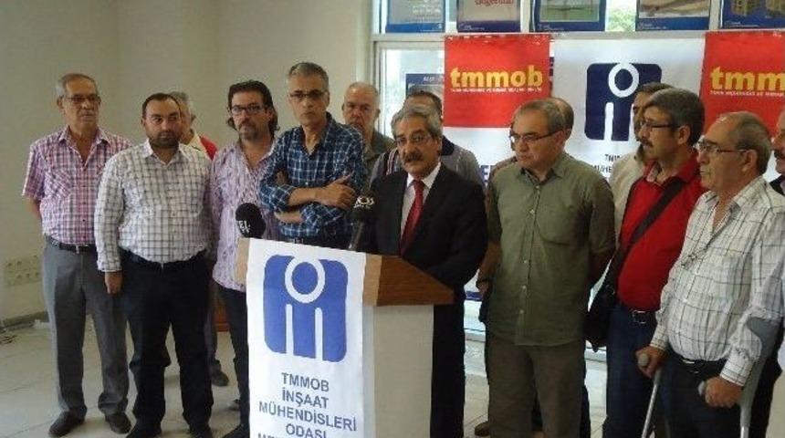 Mersin'de &Ccedil;&ouml;ken İnşaatta İskele Ve Kalıp Hatası İddiası