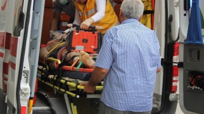 Elektrik Akımına Kapılan İnşaat İş&ccedil;isi Ağır Yaralandı