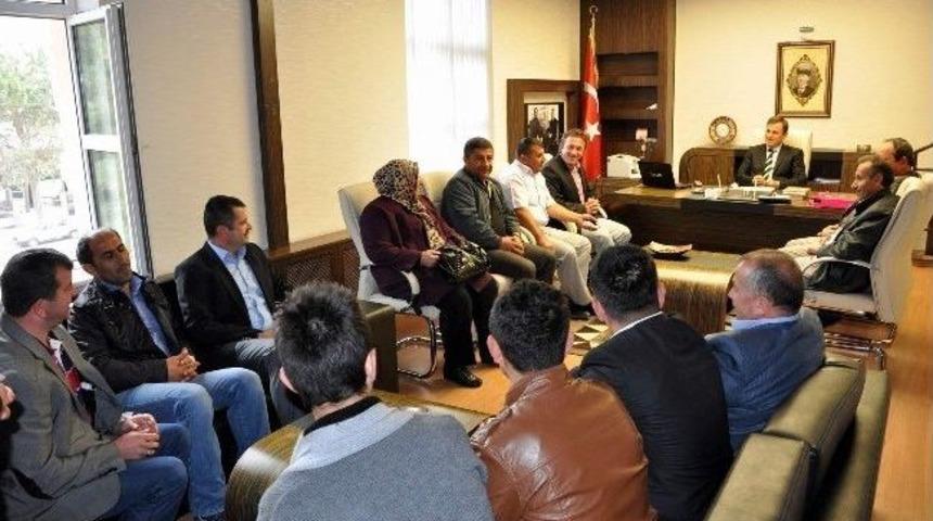 Ak Parti Suşehri İl&ccedil;e Teşkilatından, Kaymakam Per&ccedil;i&rsquo;ye Ziyaret