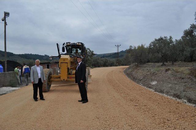 Genişletilen Işıklı Köyü Yolu 14 Köye Ulaşımı Sağlayacak