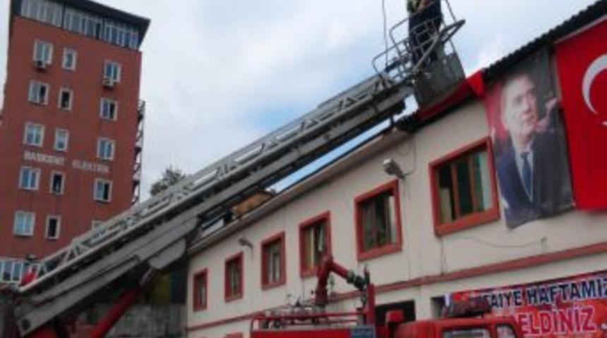 Zonguldak'ta Yangın S&ouml;nd&uuml;rme Tatbikatı Heyecanlandırdı