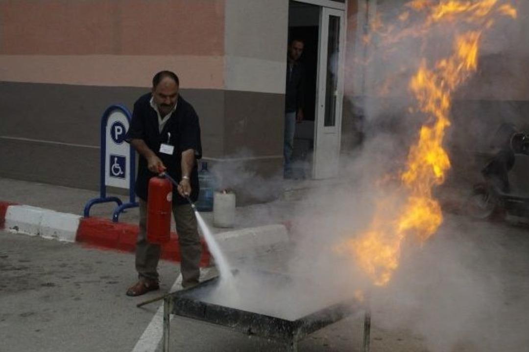 Hastanede Yangın Paniği