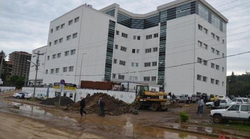 Trabzon&rsquo;da Şiddetli Yağışın Ardından