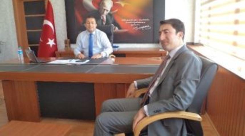 Kaymakam Çomaklı’dan Kaymakam Şahin’e Ziyaret