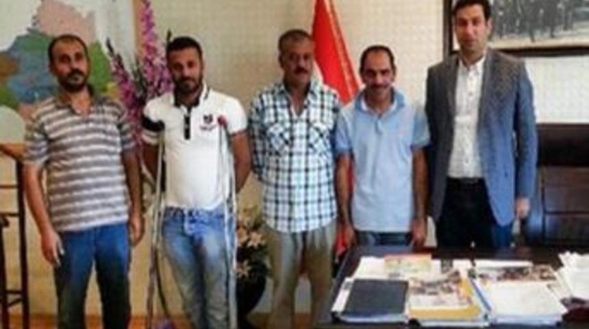 Bozova Bedensel Engelliler Derneği Mustafa Yavuz&rsquo;u Ziyaret Etti