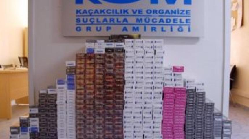 Siverek'te 4 Bin 470 Paket Ka&ccedil;ak Sigara Ele Ge&ccedil;irildi