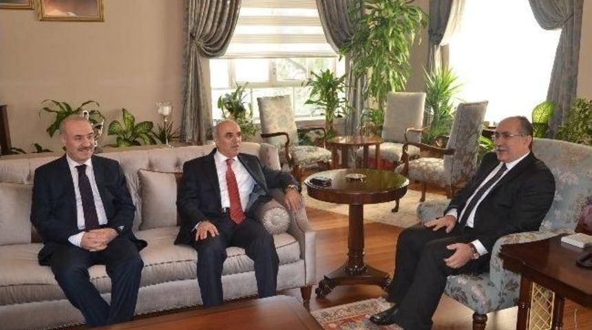 Orman Ve Su İşleri Bakanlığı Müsteşarı Akca’dan Vali Savaş’a Ziyaret