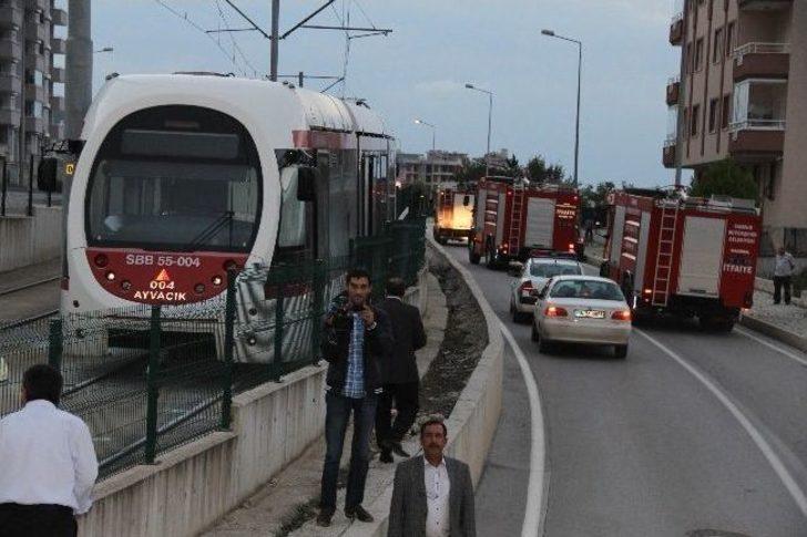 Samsun'da tramvayda yangın çıktı G1