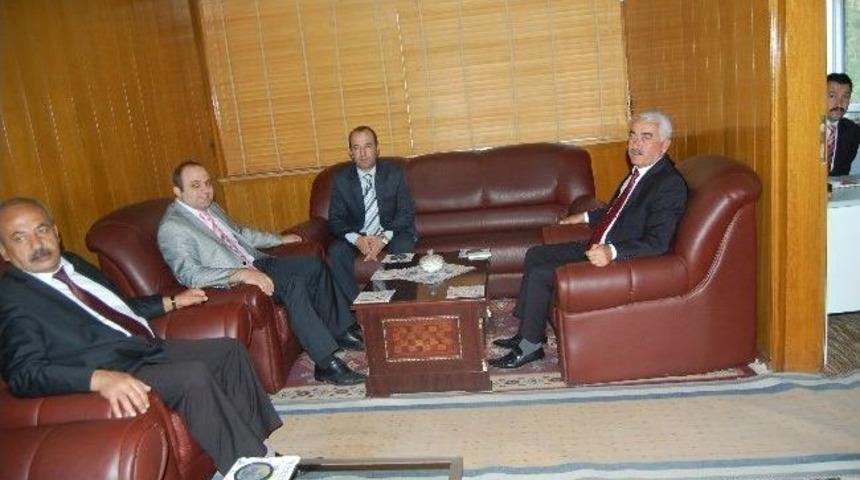 Kaymakam Kaya&rsquo;dan Başkan &Ouml;zkan&rsquo;a Ziyaret