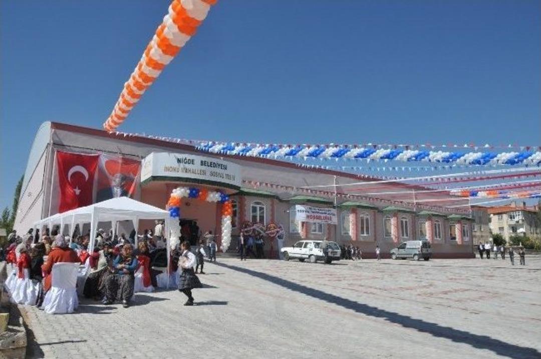 Niğde&rsquo;de Sosyal Tesis Hizmete A&ccedil;ıldı