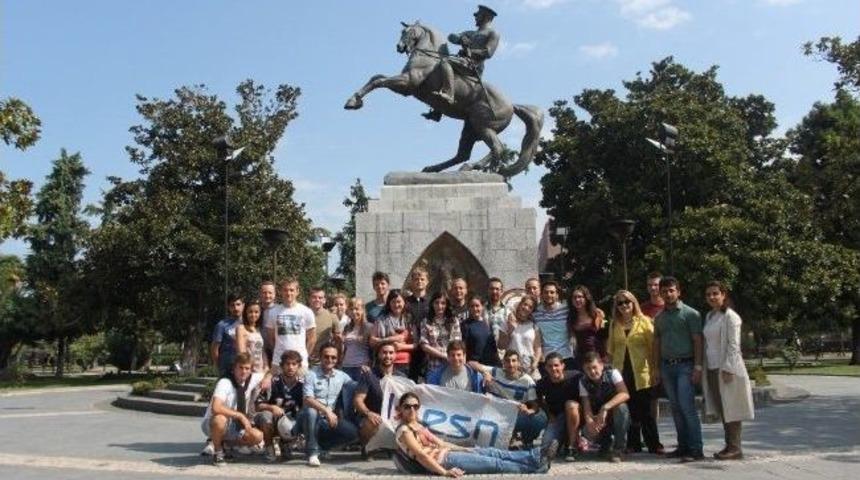 Om&uuml; Erasmus &Ouml;ğrencileri Samsun'u Gezdi